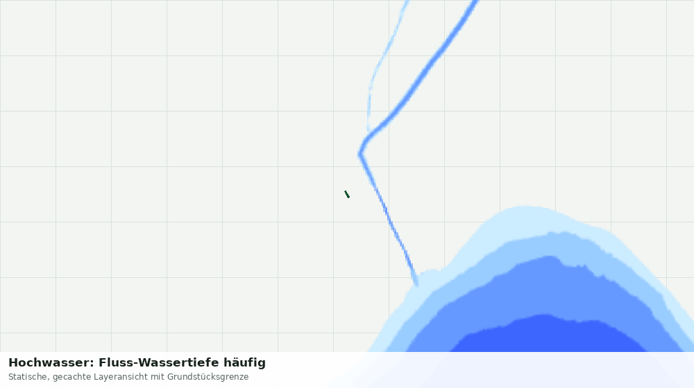 Statische Kartenansicht: Hochwasser: Fluss-Wassertiefe häufig