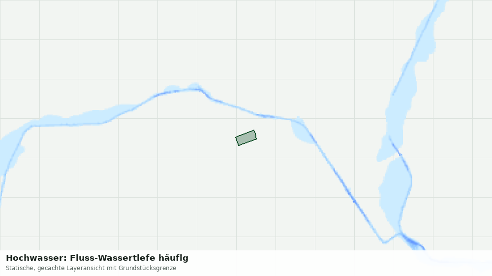 Statische Kartenansicht: Hochwasser: Fluss-Wassertiefe häufig