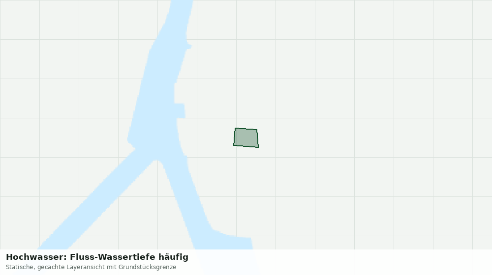 Statische Kartenansicht: Hochwasser: Fluss-Wassertiefe häufig