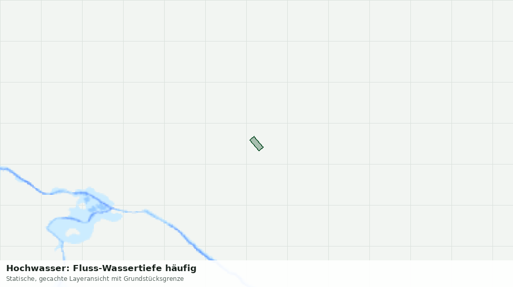 Statische Kartenansicht: Hochwasser: Fluss-Wassertiefe häufig