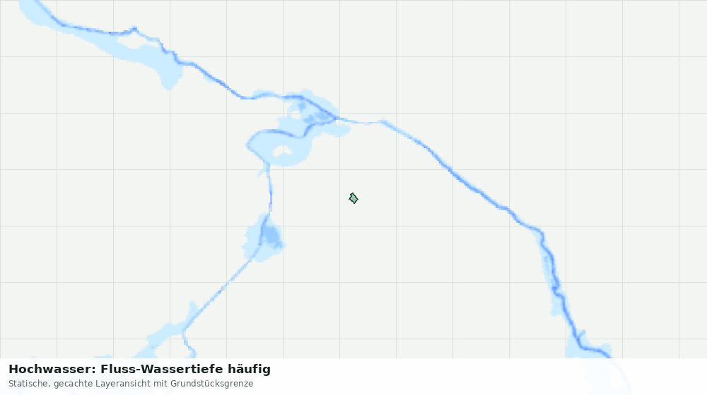 Statische Kartenansicht: Hochwasser: Fluss-Wassertiefe häufig