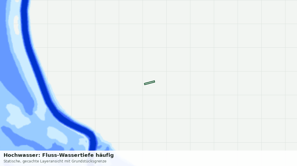 Statische Kartenansicht: Hochwasser: Fluss-Wassertiefe häufig