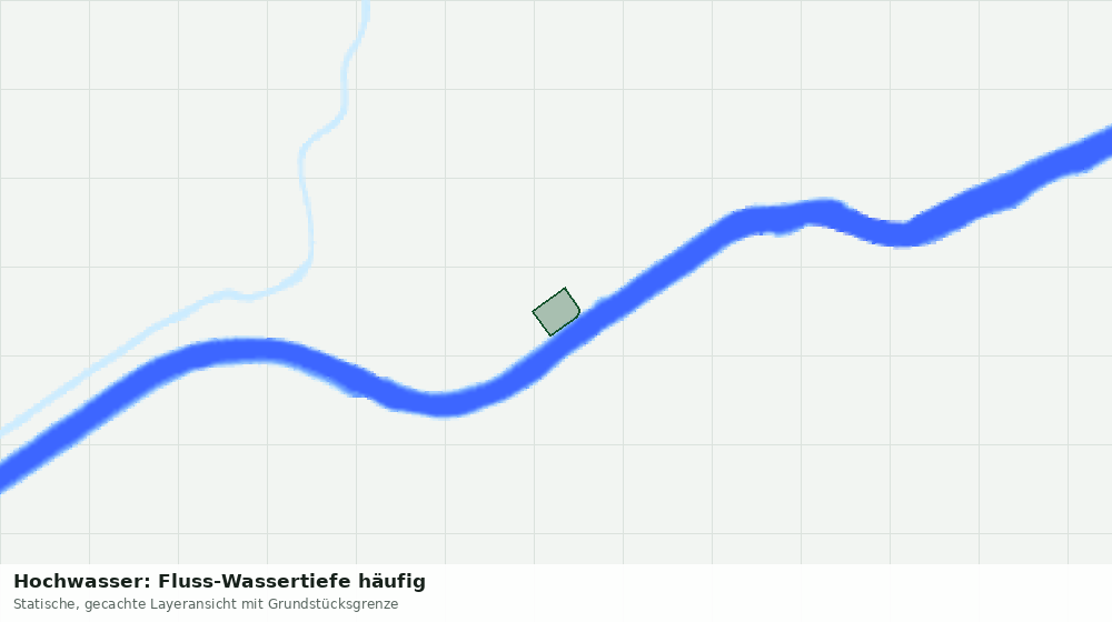 Statische Kartenansicht: Hochwasser: Fluss-Wassertiefe häufig