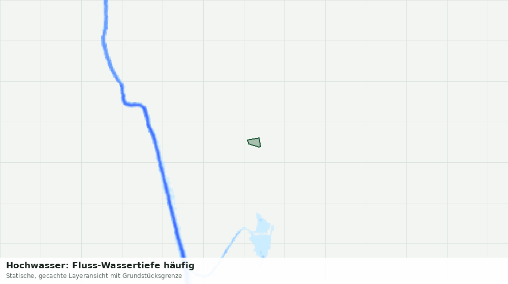Statische Kartenansicht: Hochwasser: Fluss-Wassertiefe häufig