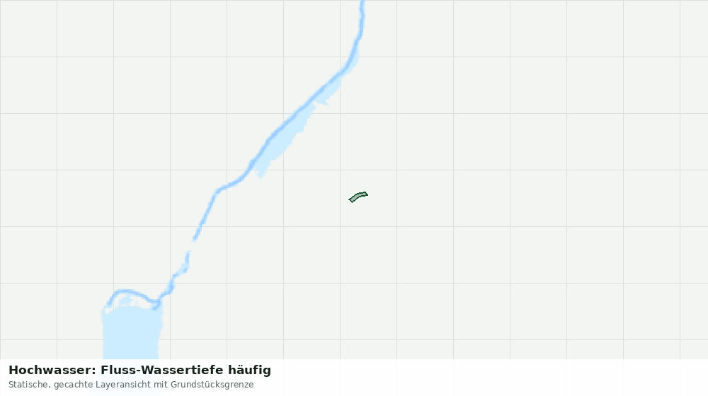 Statische Kartenansicht: Hochwasser: Fluss-Wassertiefe häufig