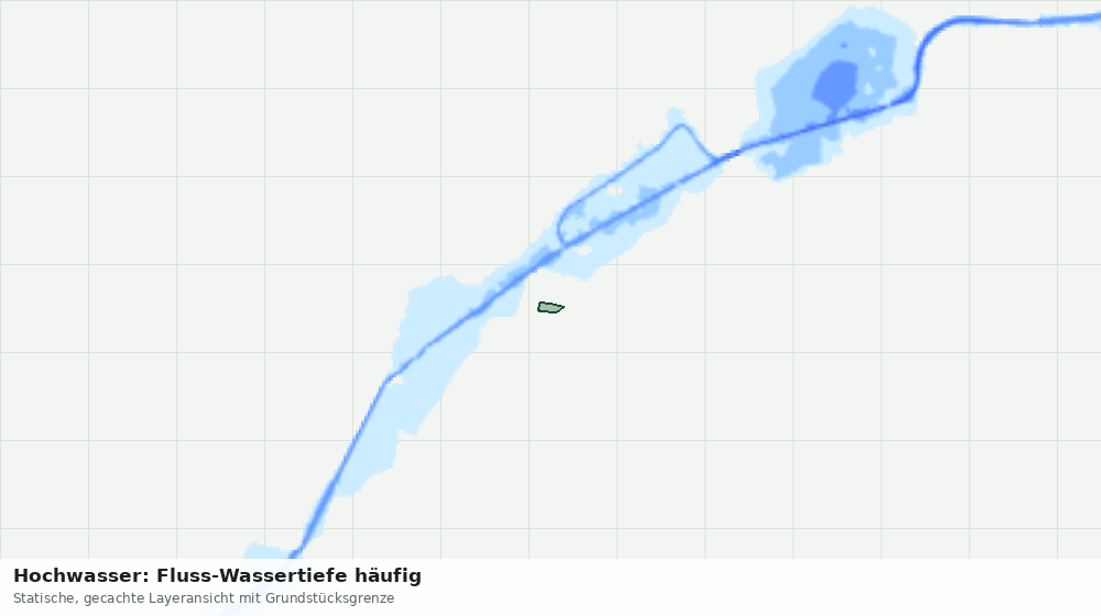Statische Kartenansicht: Hochwasser: Fluss-Wassertiefe häufig