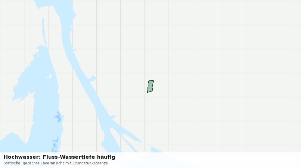 Statische Kartenansicht: Hochwasser: Fluss-Wassertiefe häufig