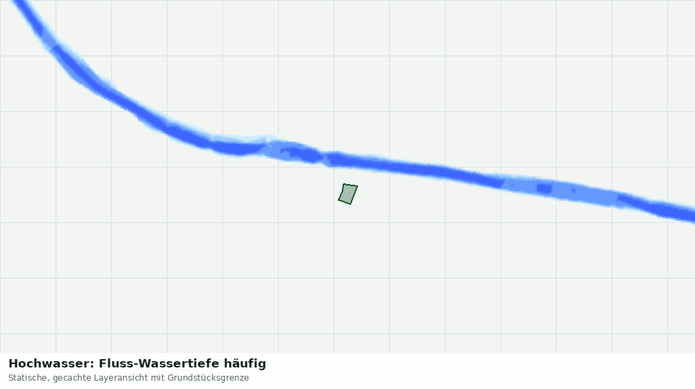 Statische Kartenansicht: Hochwasser: Fluss-Wassertiefe häufig
