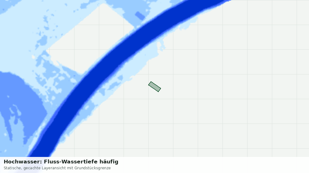 Statische Kartenansicht: Hochwasser: Fluss-Wassertiefe häufig
