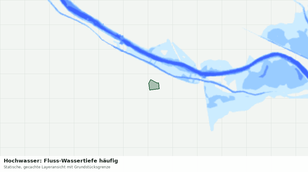 Statische Kartenansicht: Hochwasser: Fluss-Wassertiefe häufig