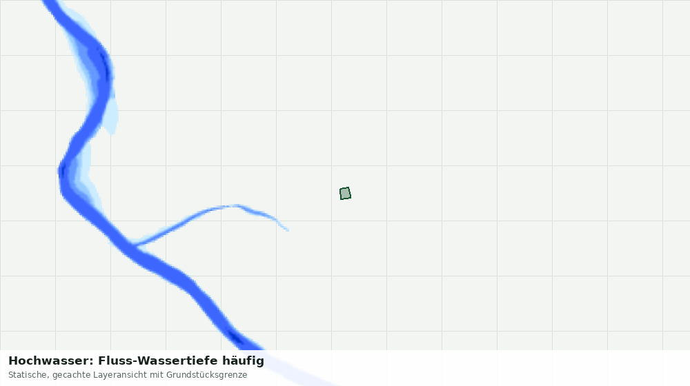 Statische Kartenansicht: Hochwasser: Fluss-Wassertiefe häufig