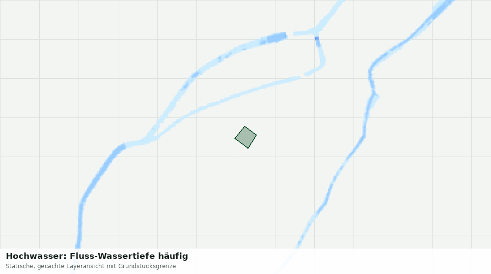 Statische Kartenansicht: Hochwasser: Fluss-Wassertiefe häufig
