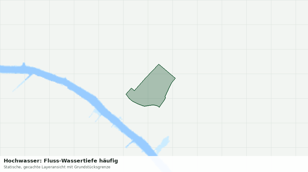 Statische Kartenansicht: Hochwasser: Fluss-Wassertiefe häufig