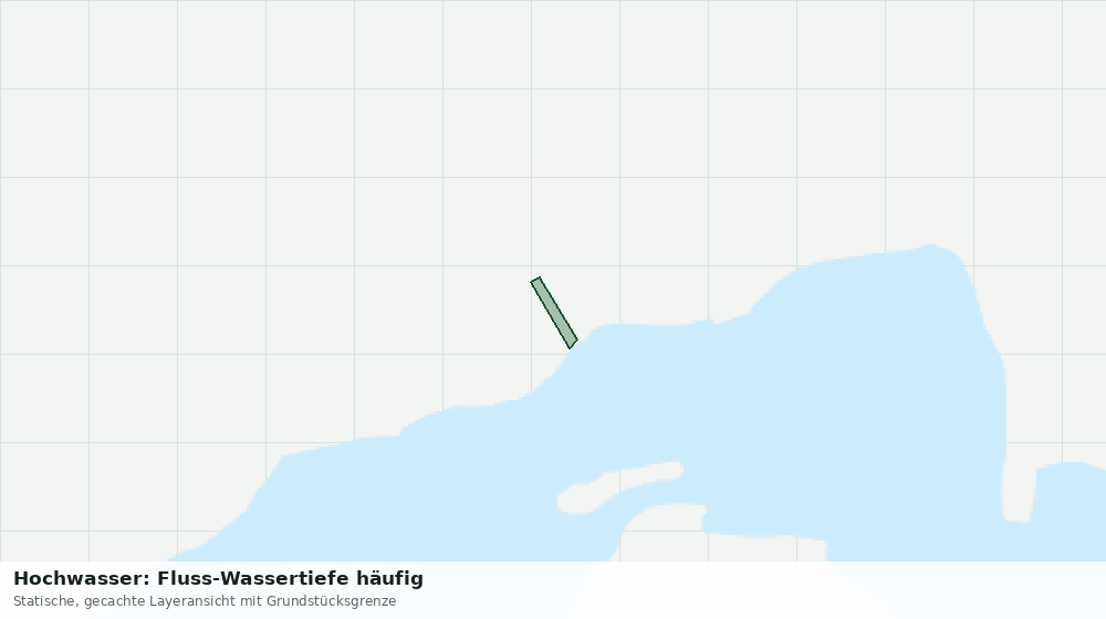 Statische Kartenansicht: Hochwasser: Fluss-Wassertiefe häufig