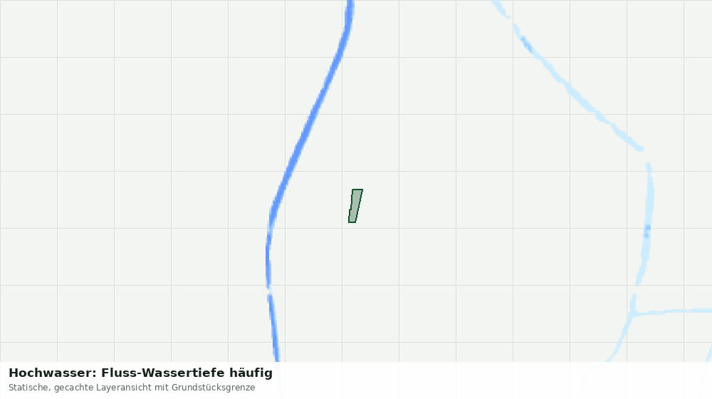 Statische Kartenansicht: Hochwasser: Fluss-Wassertiefe häufig