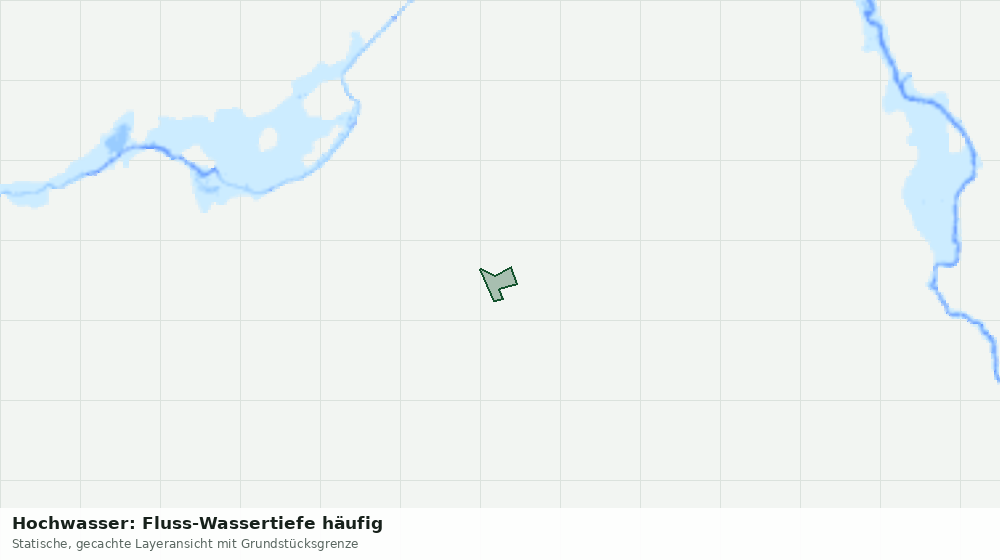 Statische Kartenansicht: Hochwasser: Fluss-Wassertiefe häufig