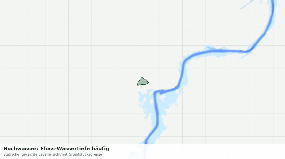 Statische Kartenansicht: Hochwasser: Fluss-Wassertiefe häufig