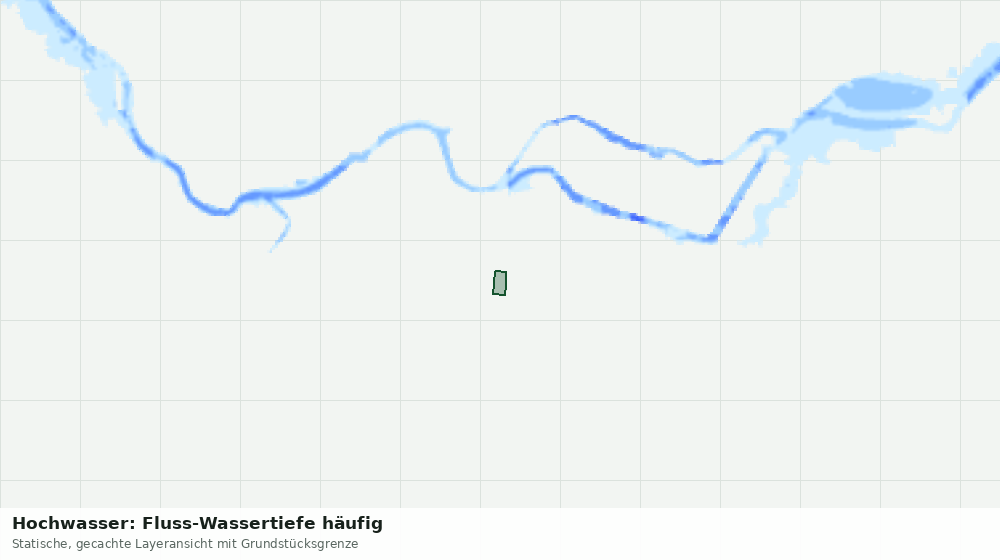 Statische Kartenansicht: Hochwasser: Fluss-Wassertiefe häufig