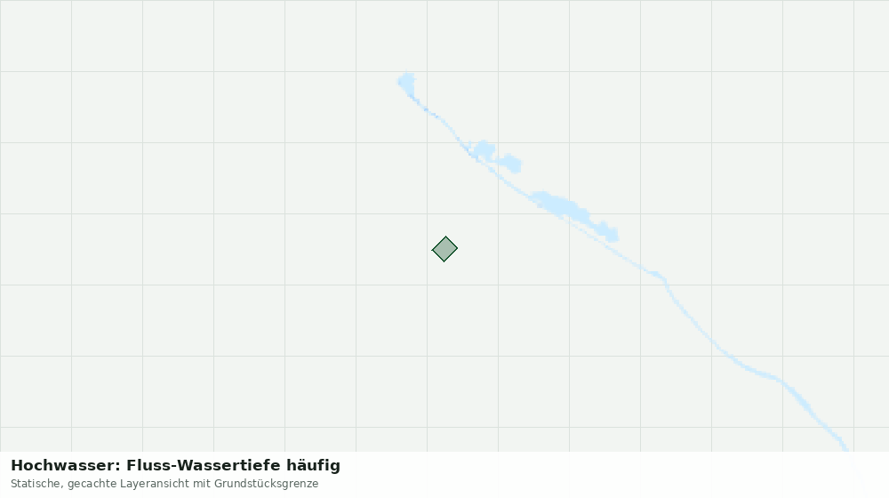 Statische Kartenansicht: Hochwasser: Fluss-Wassertiefe häufig