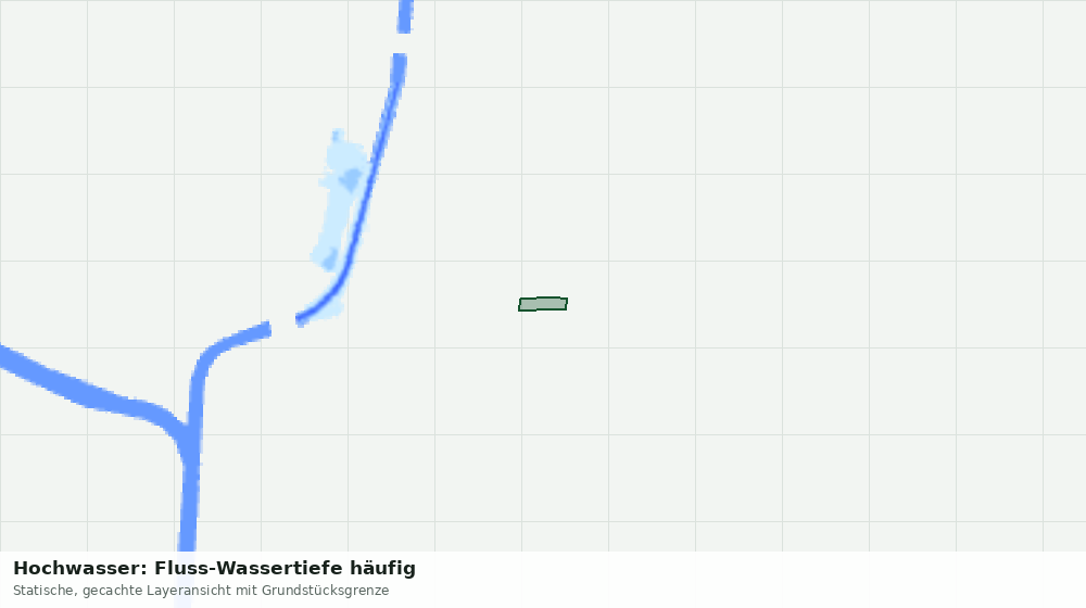 Statische Kartenansicht: Hochwasser: Fluss-Wassertiefe häufig
