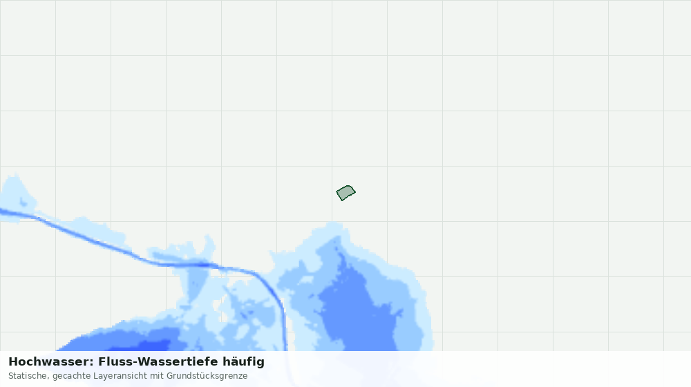 Statische Kartenansicht: Hochwasser: Fluss-Wassertiefe häufig