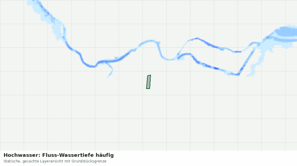 Statische Kartenansicht: Hochwasser: Fluss-Wassertiefe häufig