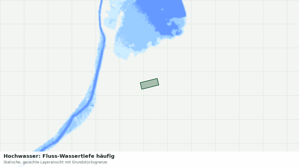 Statische Kartenansicht: Hochwasser: Fluss-Wassertiefe häufig