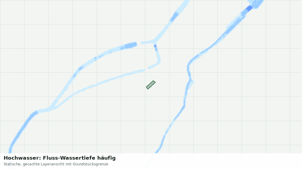 Statische Kartenansicht: Hochwasser: Fluss-Wassertiefe häufig
