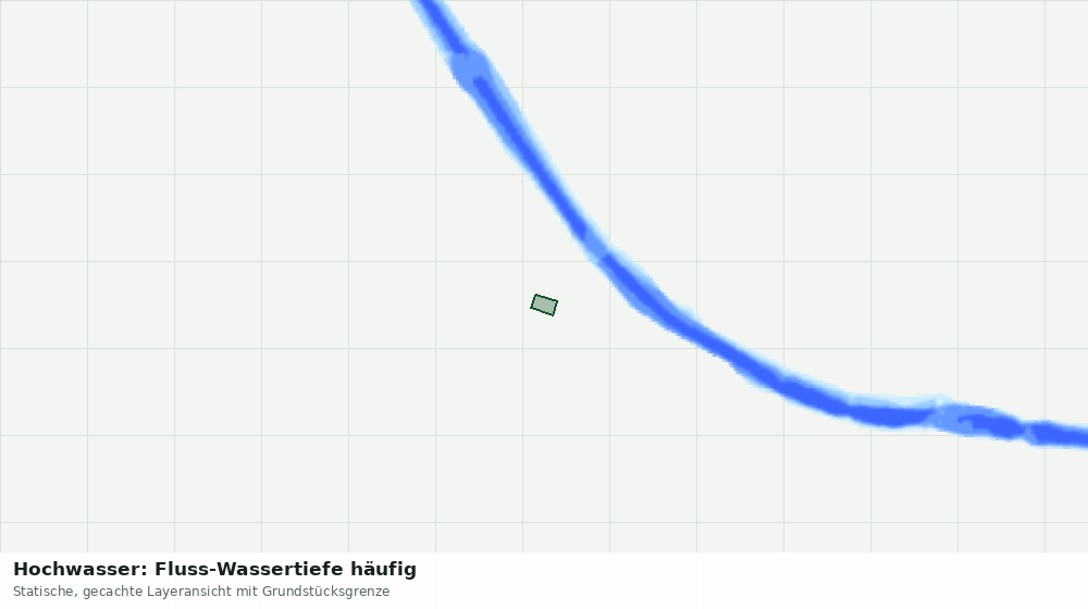 Statische Kartenansicht: Hochwasser: Fluss-Wassertiefe häufig