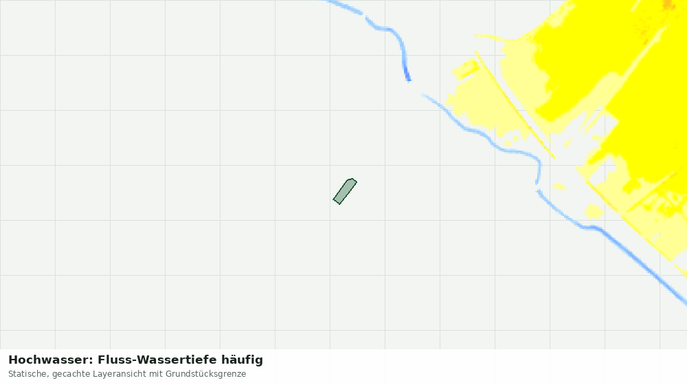 Statische Kartenansicht: Hochwasser: Fluss-Wassertiefe häufig