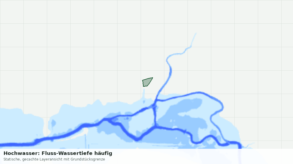 Statische Kartenansicht: Hochwasser: Fluss-Wassertiefe häufig