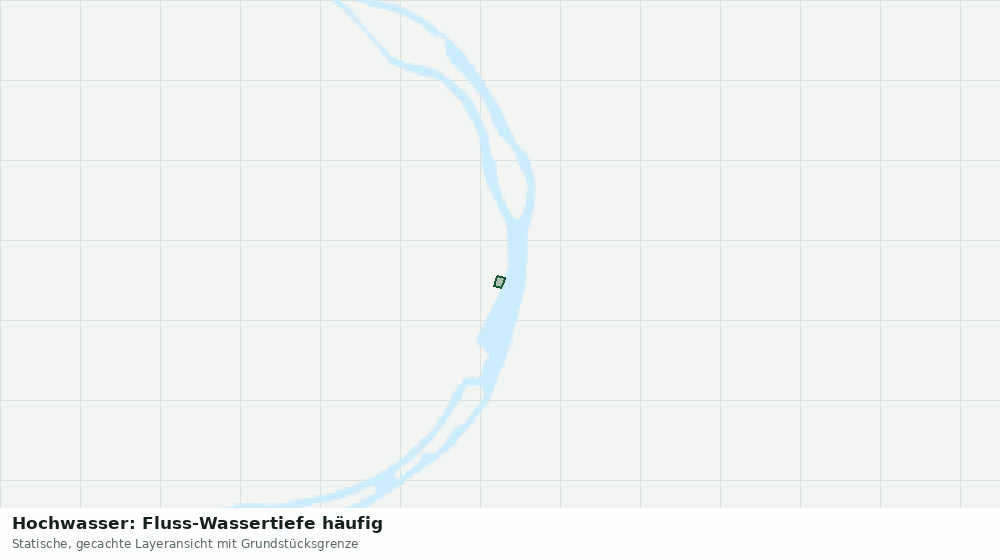 Statische Kartenansicht: Hochwasser: Fluss-Wassertiefe häufig