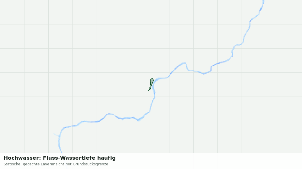 Statische Kartenansicht: Hochwasser: Fluss-Wassertiefe häufig