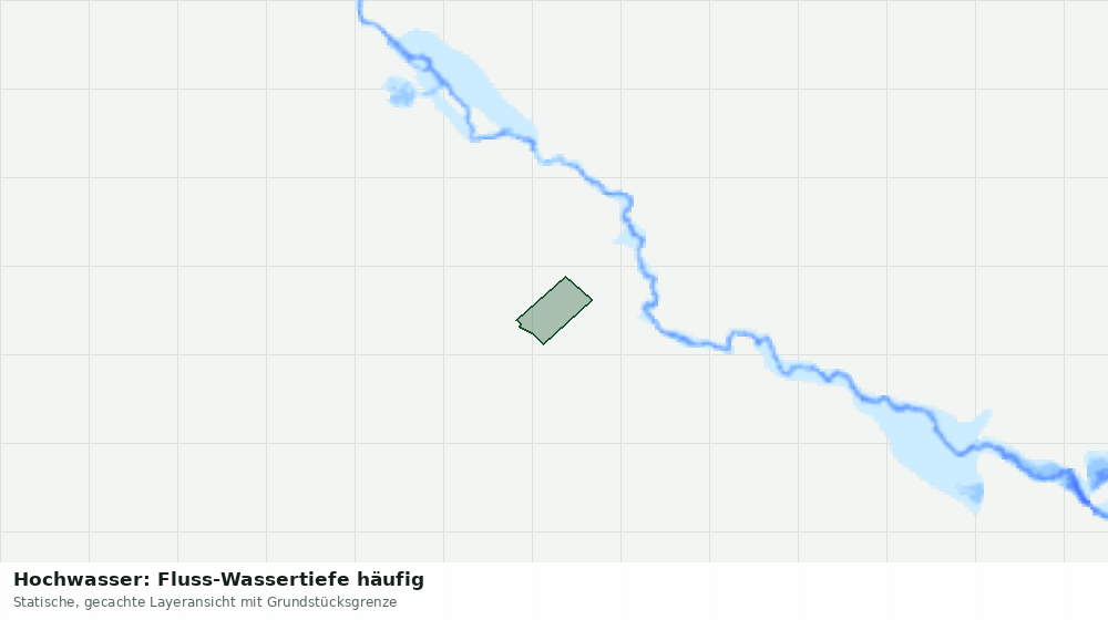 Statische Kartenansicht: Hochwasser: Fluss-Wassertiefe häufig
