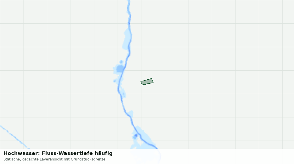 Statische Kartenansicht: Hochwasser: Fluss-Wassertiefe häufig