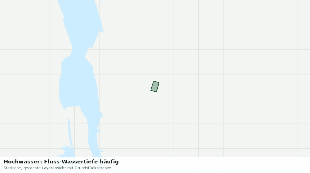 Statische Kartenansicht: Hochwasser: Fluss-Wassertiefe häufig