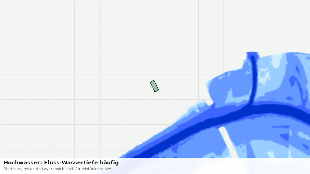Statische Kartenansicht: Hochwasser: Fluss-Wassertiefe häufig