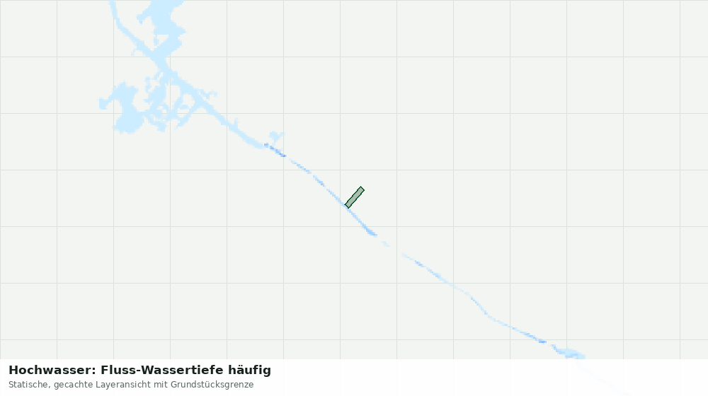 Statische Kartenansicht: Hochwasser: Fluss-Wassertiefe häufig