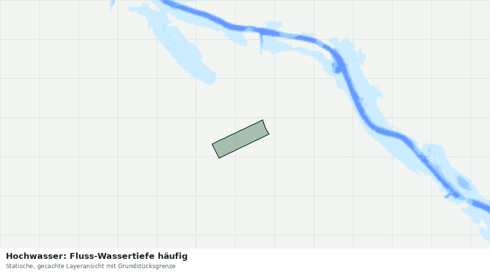 Statische Kartenansicht: Hochwasser: Fluss-Wassertiefe häufig
