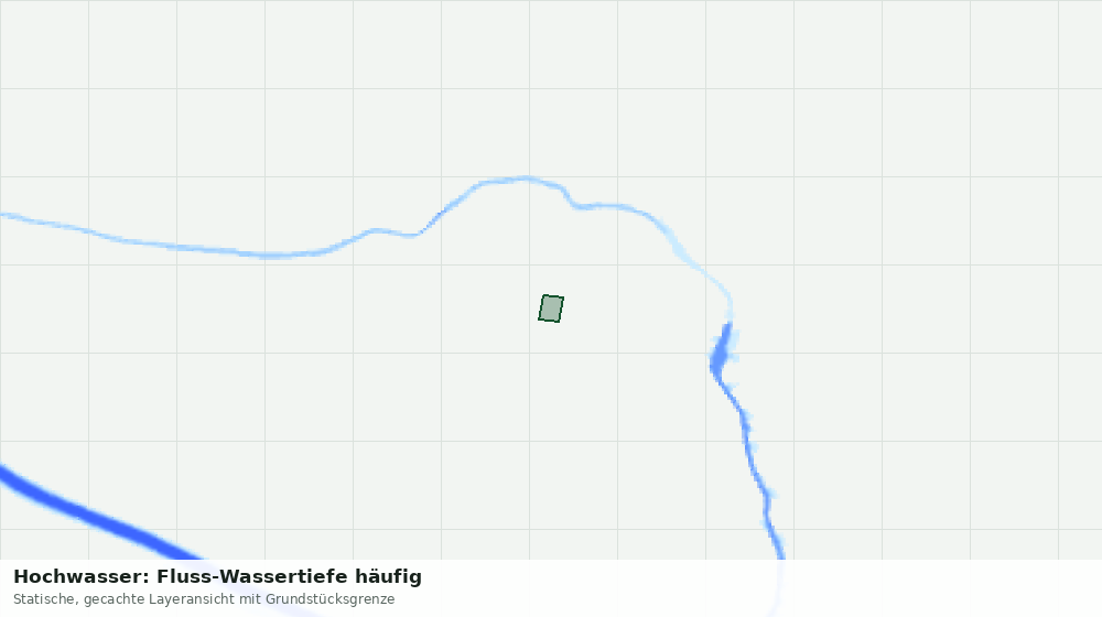 Statische Kartenansicht: Hochwasser: Fluss-Wassertiefe häufig