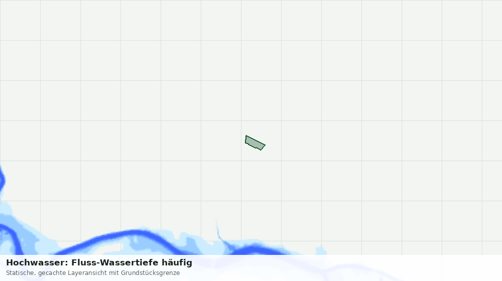 Statische Kartenansicht: Hochwasser: Fluss-Wassertiefe häufig