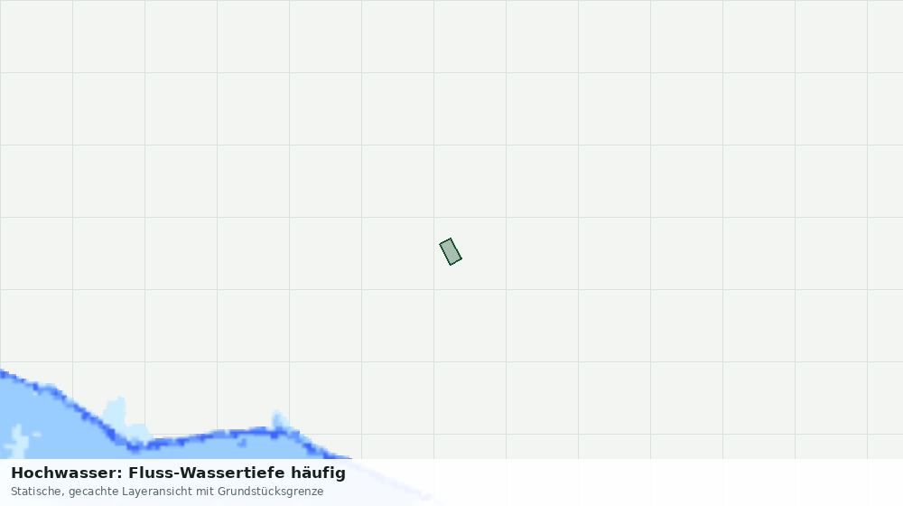 Statische Kartenansicht: Hochwasser: Fluss-Wassertiefe häufig