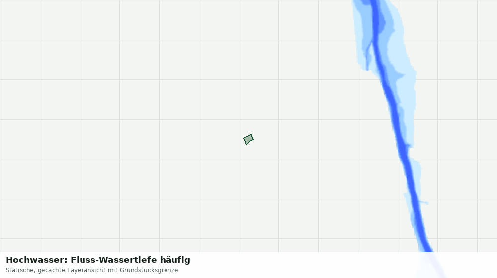 Statische Kartenansicht: Hochwasser: Fluss-Wassertiefe häufig