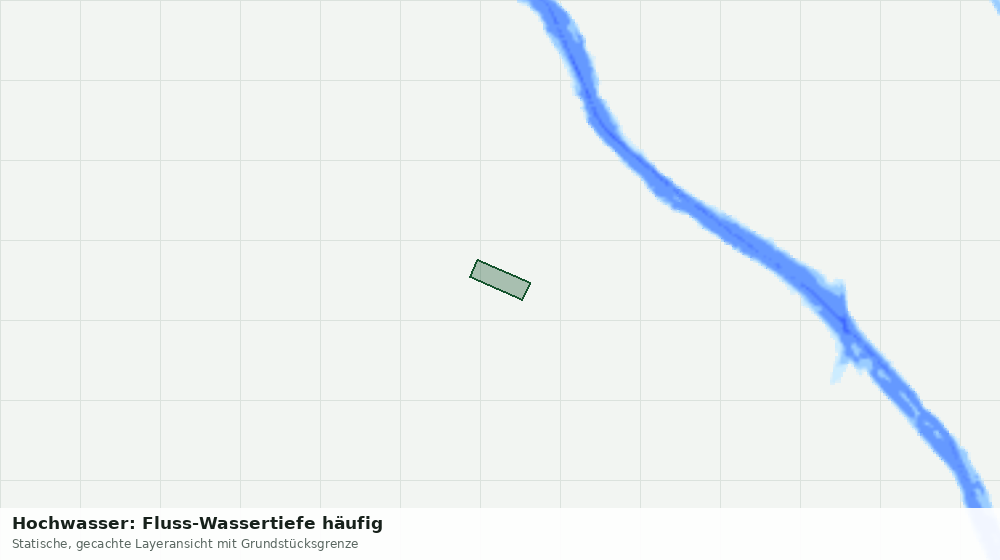 Statische Kartenansicht: Hochwasser: Fluss-Wassertiefe häufig