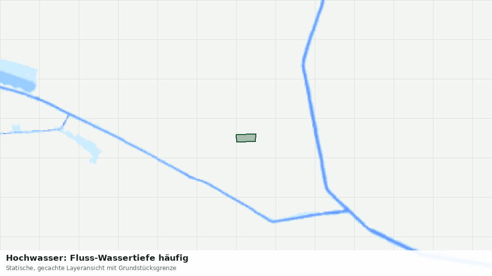 Statische Kartenansicht: Hochwasser: Fluss-Wassertiefe häufig