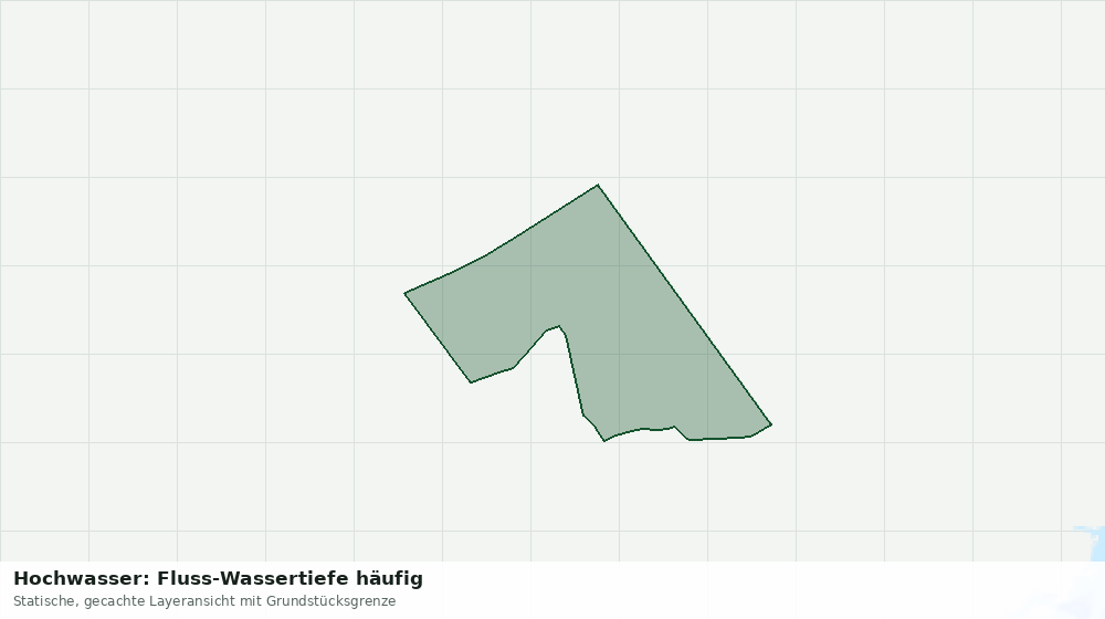 Statische Kartenansicht: Hochwasser: Fluss-Wassertiefe häufig