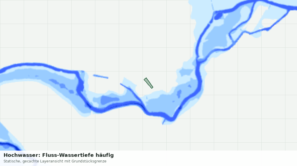 Statische Kartenansicht: Hochwasser: Fluss-Wassertiefe häufig