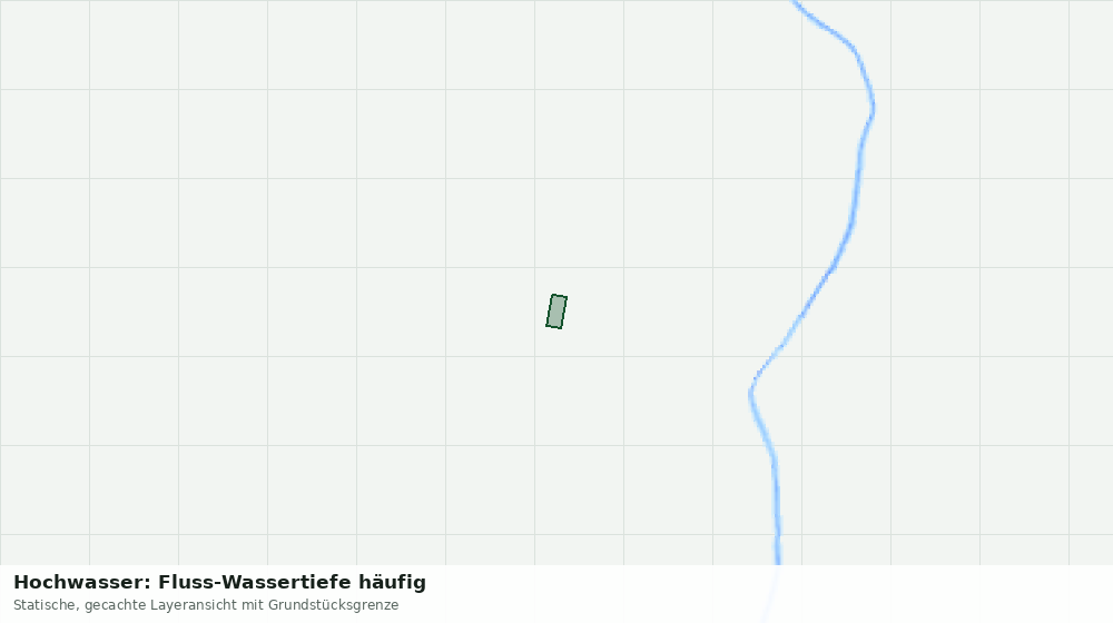 Statische Kartenansicht: Hochwasser: Fluss-Wassertiefe häufig