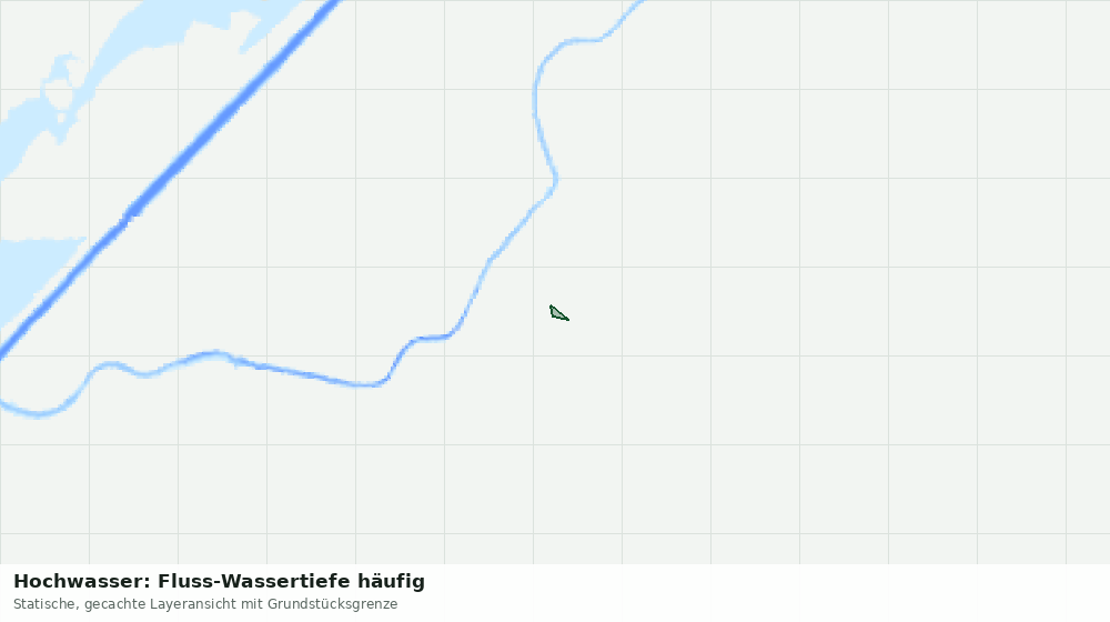 Statische Kartenansicht: Hochwasser: Fluss-Wassertiefe häufig
