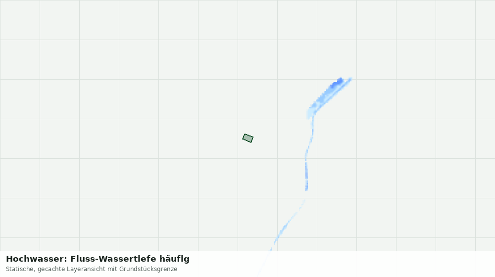 Statische Kartenansicht: Hochwasser: Fluss-Wassertiefe häufig